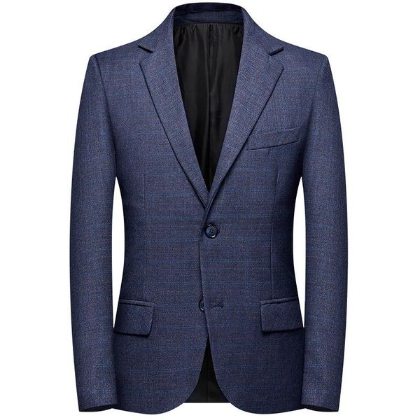 

men's suits & blazers 2021 slim blazer quality business casual single-breasted suit simple fashion trend wild grid single west, White;black