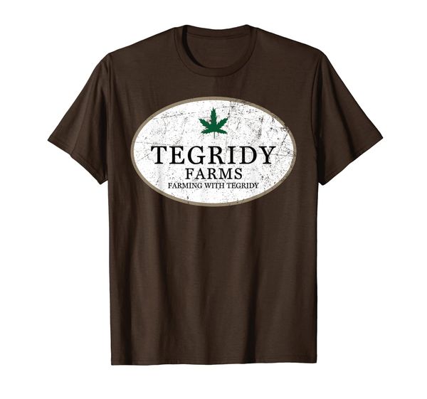 

farming with tegridy tee shirt, White;black