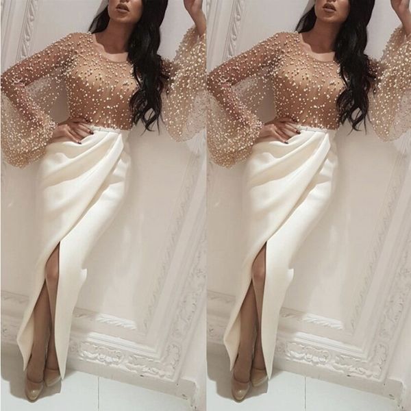 

bridesmaid dresses party women's round ne polka dot split long skirt, White;black