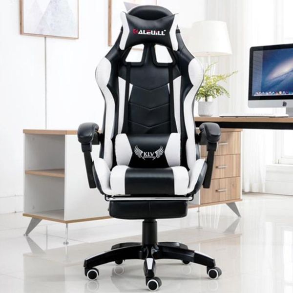 

competitive game computer chair professional european style headrest office internet cafe lazy lounge chairs home with footrest living room