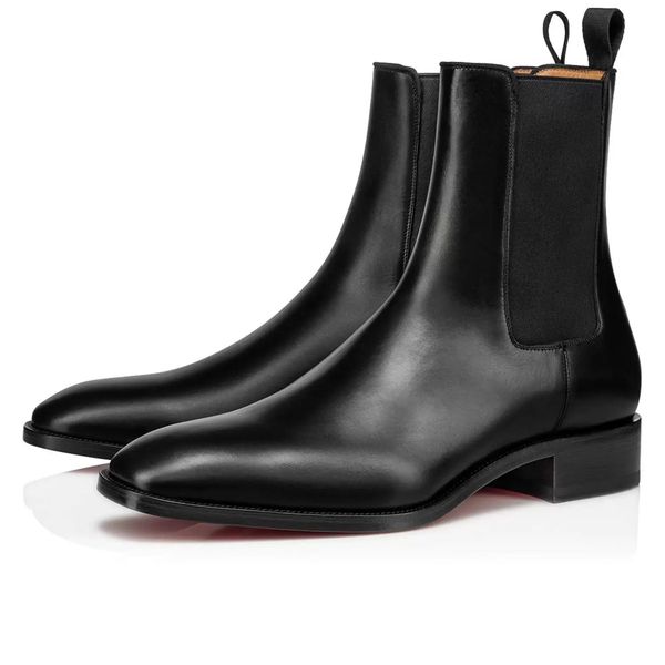

brand sneaker men high boot casual shoes red bottoms ankle boots suede pull on samson ankles bootie paris luxury designer flat for mens reds, Black