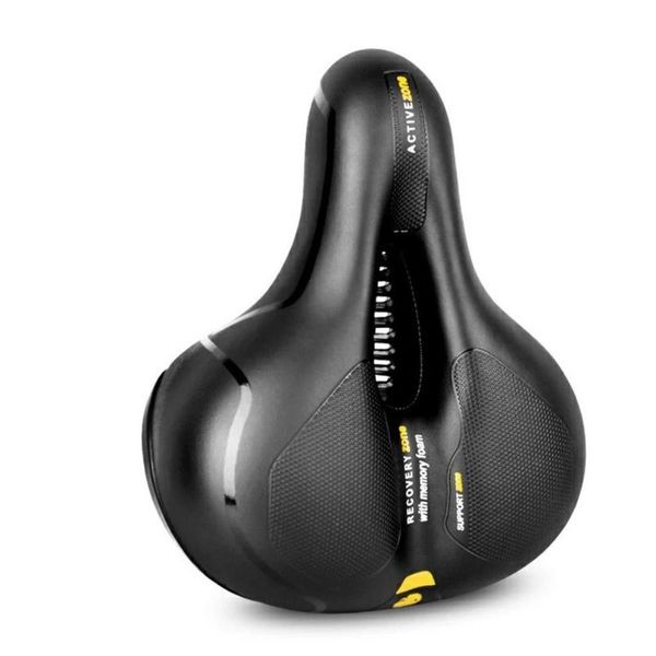 

bike saddles bicycle saddle memory sponge road mtb hollow breathable absorption rainproof big bum soft comfort cushion cycling part seat