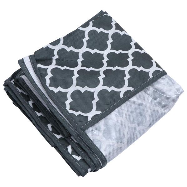 

storage bags 1pc clothes bag luggage wrapping quilt pouch (gray)