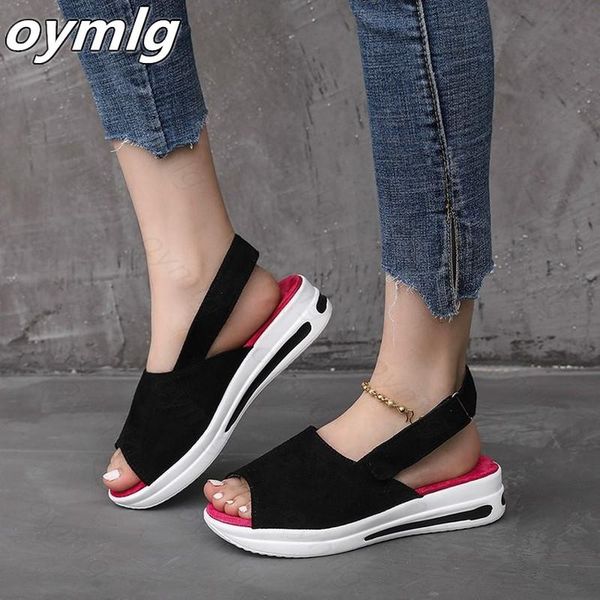 

flat heel beach low-black shallow mouth single shoes wedge fish casual sandals