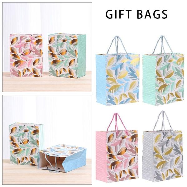 

gift wrap party supplies portable cute storage leaf bronzing bag candy birthday