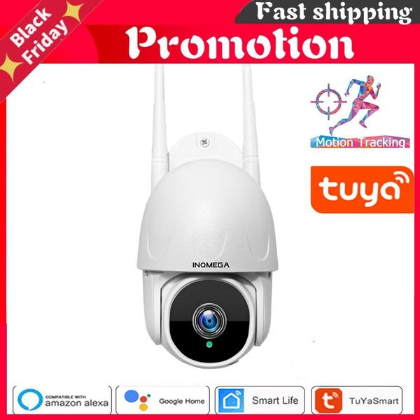 

cameras tuya ptz camera smart cloud outdoor auto tracking 1080p ip google home alexa video surveillance cctv security cam