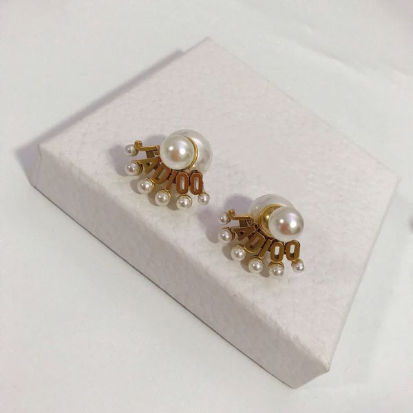 

special offer 2021 luxury designer jewelry / pearl earring girl, Silver