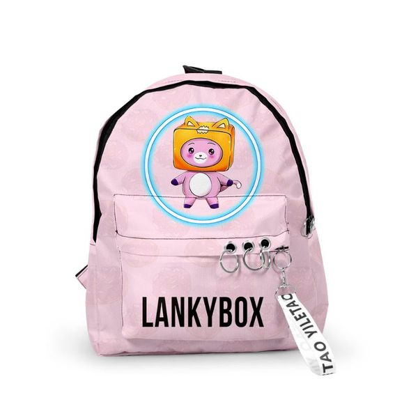 

backpack lankybox fashion men women fabric oxford hanging buckle style girls child school bag travel