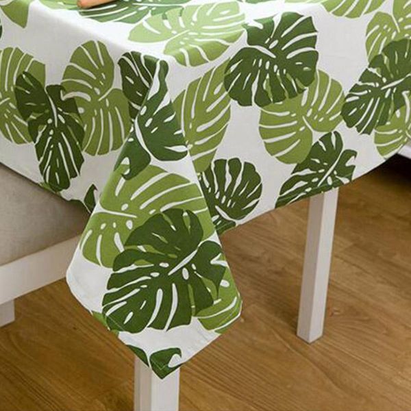 

table cloth balle waterproof plant pattern tablecloth cotton fabric decorative cover