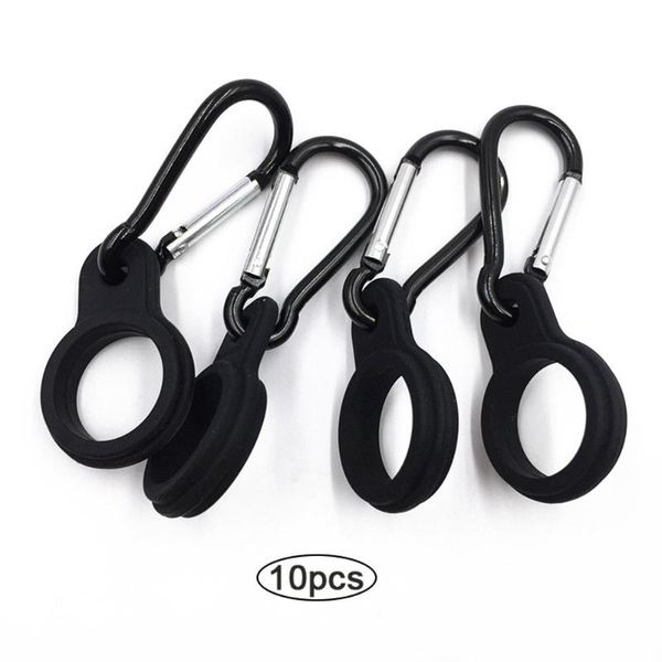 

cords, slings and webbing 10pcs outdoor climbing water bottle hang buckle sports carrier carabiners clip for activities mountaineering acces