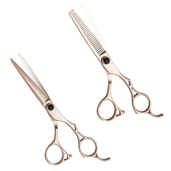 

hair scissors 2pcs professional barber haircut hairdressing stainless steel