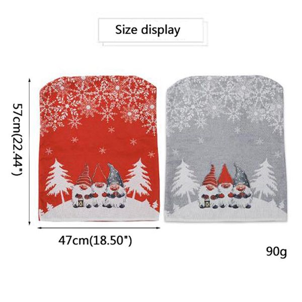 

christmas chair cover santa claus snowman chairs back covers dining table decoration for home