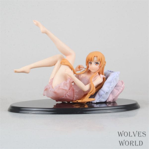 

anime sword art online figma kirito asuna figure private life ver. girl toy model pvc action figure collection model toys