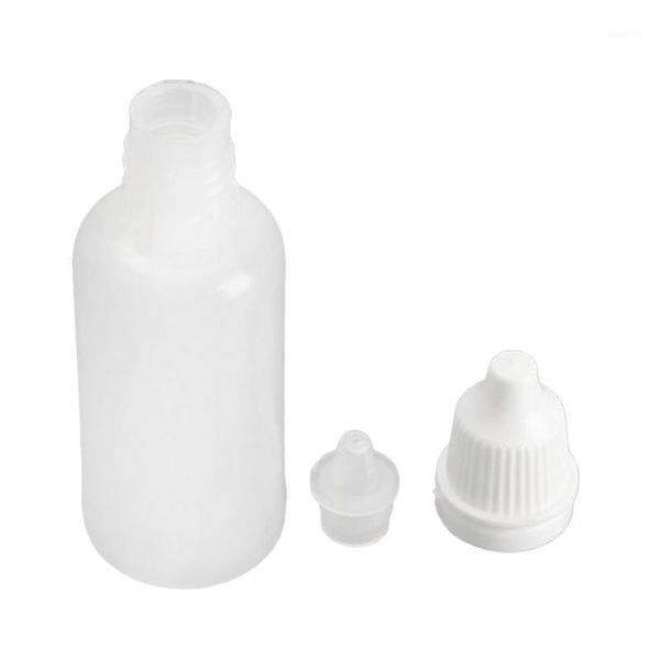 

storage bottles & jars 50pcs empty plastic squeezable dropper (20ml)