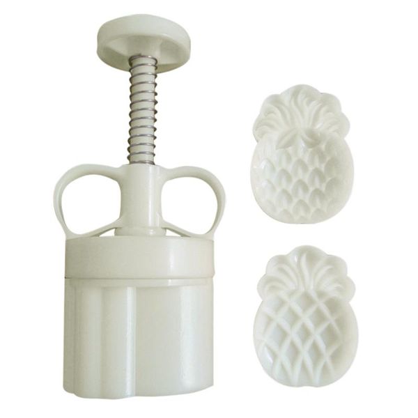 

baking moulds mold hand pressure artificial cake mold, creative pineapple biscuit