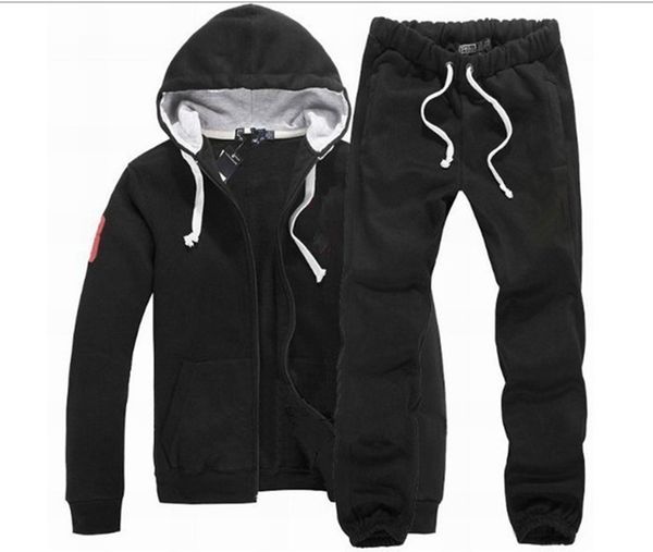 

2021 sell men's polo men s-2xl sportsman set sweatshirt pants sportswear suit and bighorse joggers hombre pullover hoodie trouser, Gray