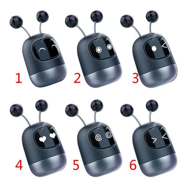 

car perfume air freshener cute robot diffuser solid vent on