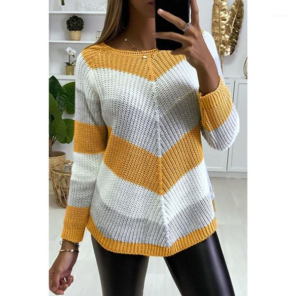 

women's sweaters autumn winter sweater o-neck long sleeve loose chunky knitted pullover jumper, White;black