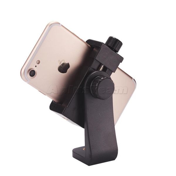 Selfie Monopods Smartphone Supporto antiscivolo Durevole Adattatore per treppiede Staffa per telefono cellulare Clip di montaggio Regolazione multi-angolo per stick Alta qualità