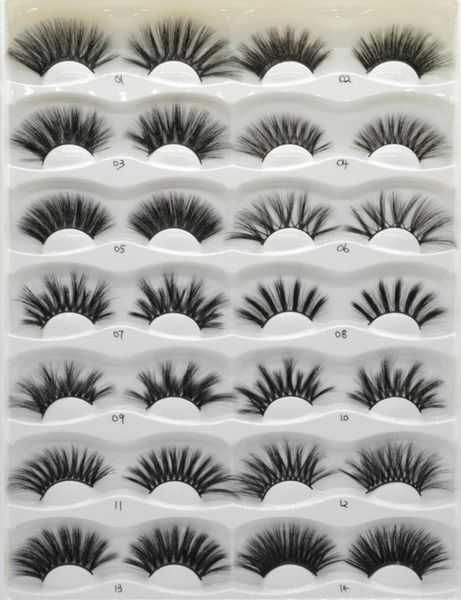 

wholesale style private label soft lashes 3d faux mink false eyelashes