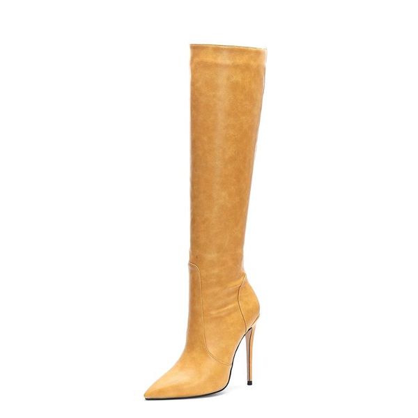 

boots women wide calf knee high, Black
