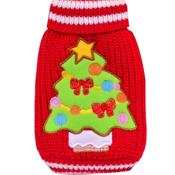 

dog apparel polyester pet sweater cotton fashion clothing christmas cute knitwear clothes