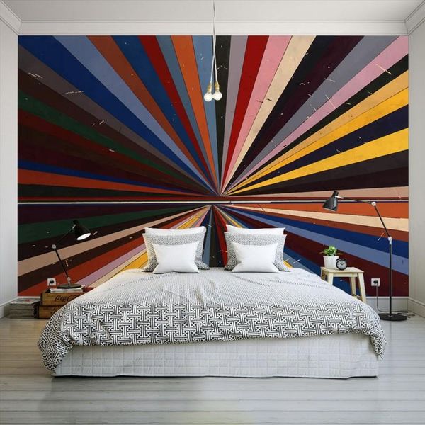 

wallpapers drop po wallpaper custom modern personality color geometric abstract pattern mural bedroom studio