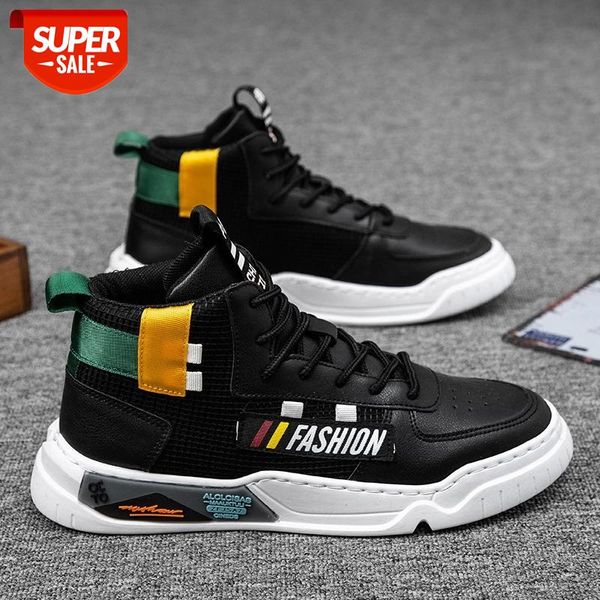 

fashion men shoes brand men casual shoes krasovki pu man sneakers sapatos masculino high-sport footwears dropshiopping 39-44 #vd7j