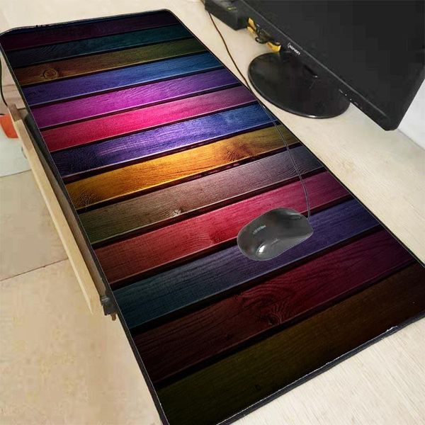 

mouse pads & wrist rests zsuxtc 90x40/80x30mm wood colors large gaming pad lockedge pc keyboard desk table gamer mat for lapnote csgo xx