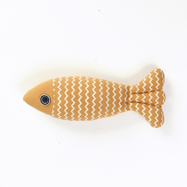 

cat toys funny linen fish pillow self-hey catnip puppets pet supplies