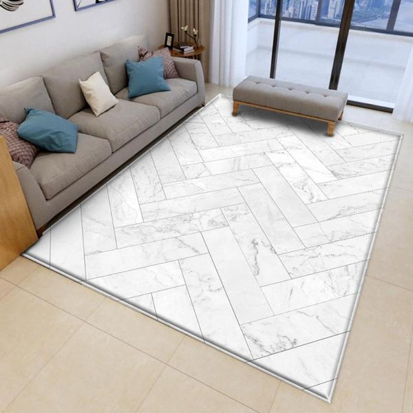 

carpets alfombra fashion simplicity pattern carpet rug anti-slip nordic style colored marble room living bedroom home decor