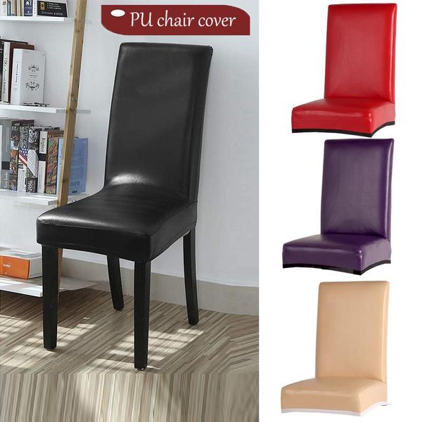 

chair covers 2021 elastic pew cover water proof solid color seat for chaircovers office dining room el banquet funda silla