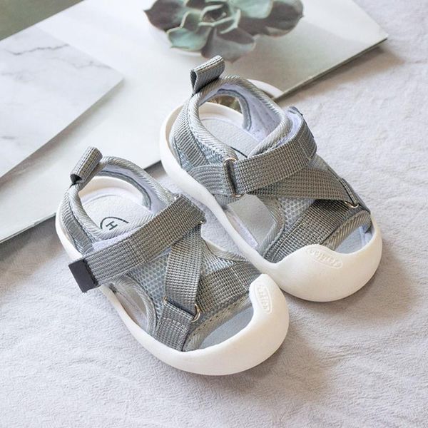 

first walkers toddler infant kids baby girls boy shoes mesh breathable soft beach sandals summer sole crib shoe