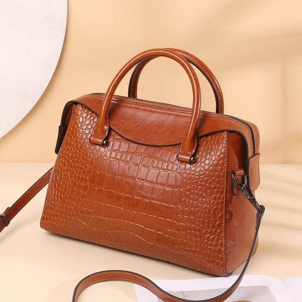 

evening bags women's handbags 2021 fall/winter embossed leather big bag shoulder fashion european and american style handbag