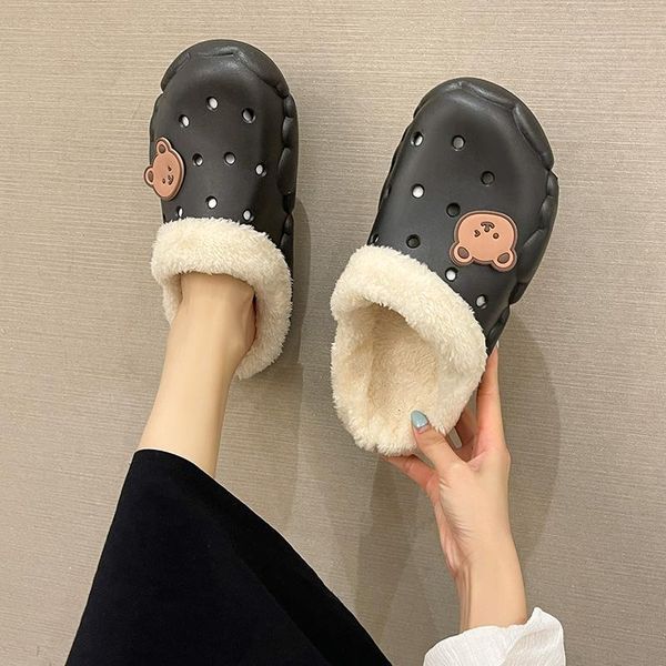 

slippers casual women's daily shoes beach flat soft summer wear-resistant candy color light, Black
