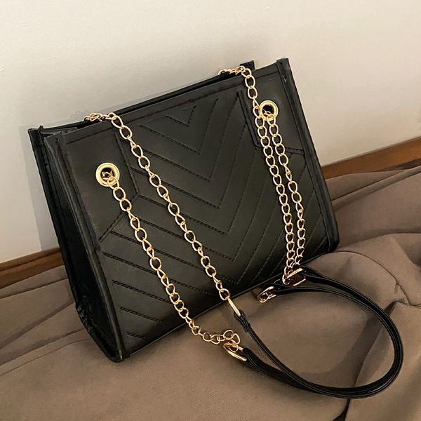 

new autumn and winter fashion simple tote bag single shoulder messenger bag