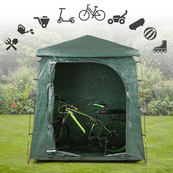 

* 100 190 cm bike tent camping storage shed 190t bicycle with window design outdoors tools tents and shelters
