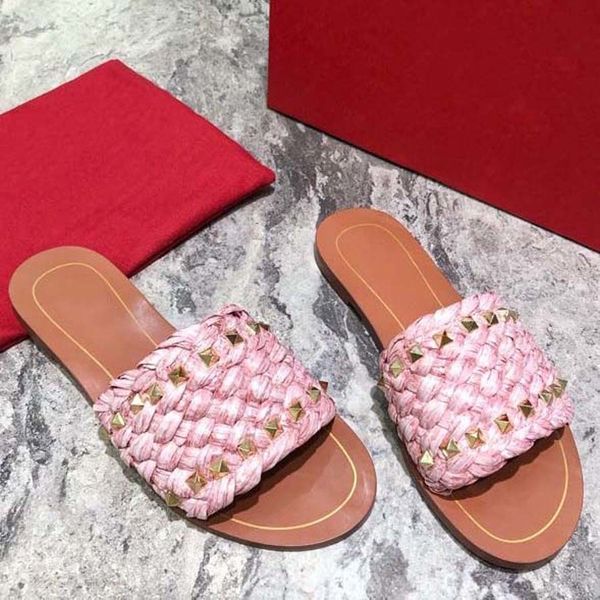 

fashion slides sandals women shoes slide summer wide flat slipper thick flip flops home011 04, Black