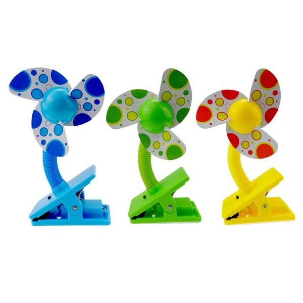

cute portable baby cot crib clip fan stroller pushchair safety clip-on mute air cooler for summer use drop electric fans