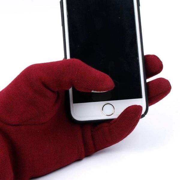 

fingerless gloves fashion womens winter ladies cotton mittens outdoor touch screen, Blue;gray