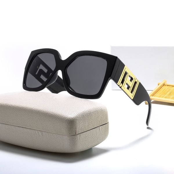 

2021 fashion sunglasses with large black brown frame legs uv400 polarized lenses driving sun glasses for shading, White;black