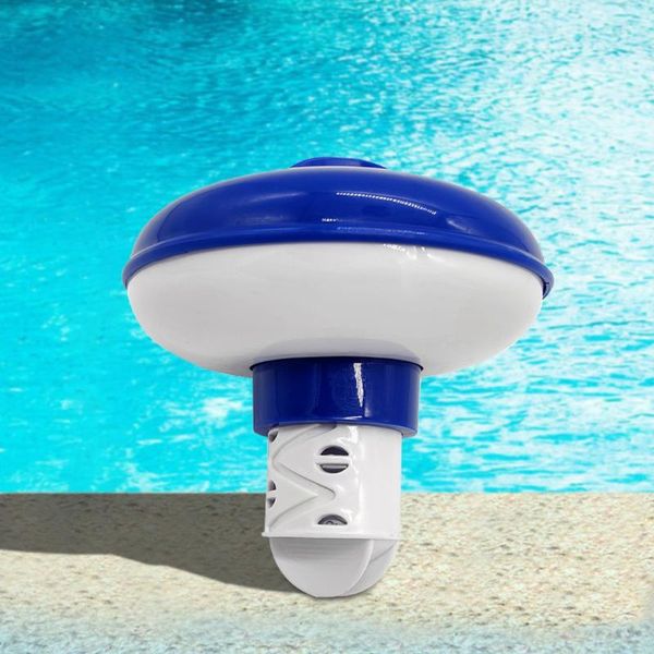 

inch floating chlorine and bromine tabs dispenser with thermometer swimming pool & accessories