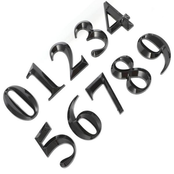 

wall clocks 10pcs self-adhesive door house numbers mailbox street address