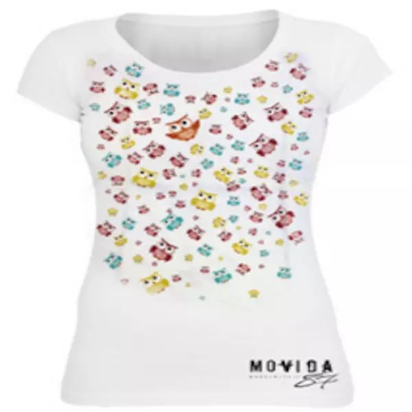 

T-Shirt Lady NightLife 87 gufetti, White;black