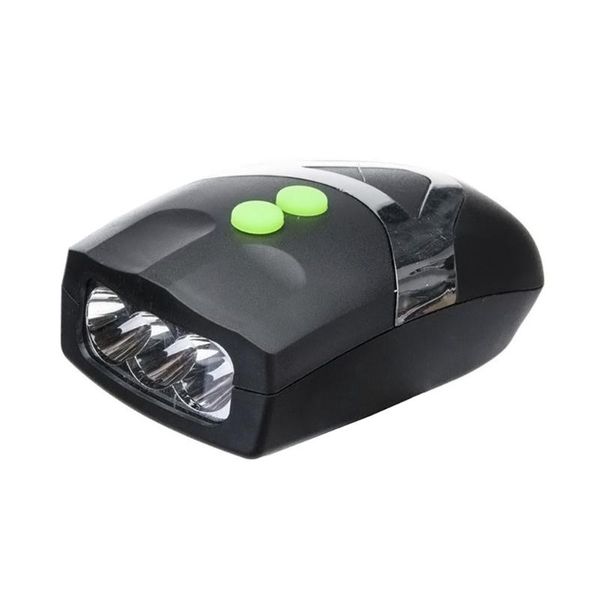 

bike lights ultra bright 3 led cycling front head light lamp + electronic bell horn combination bicycle accessories fou99