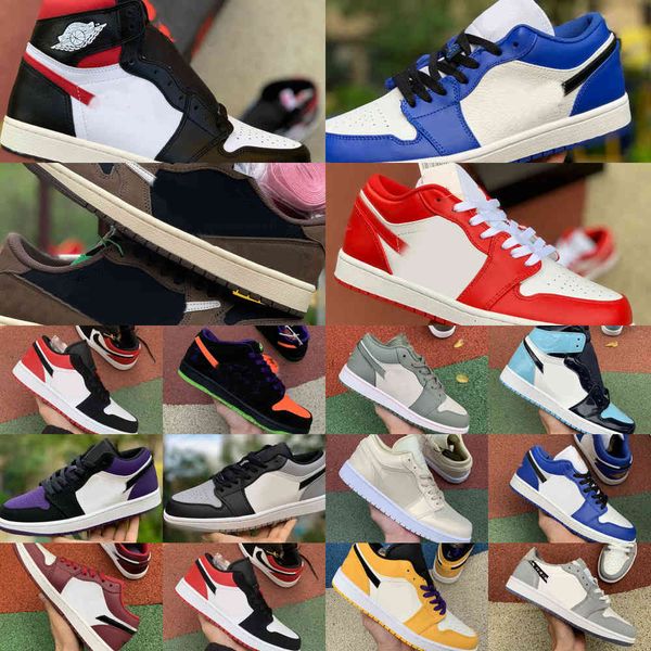 

new game royal 1 mens basketball shoes low court purple white red shadow glow bred gray black toe designers 1s women skateboard shoes 3occfk