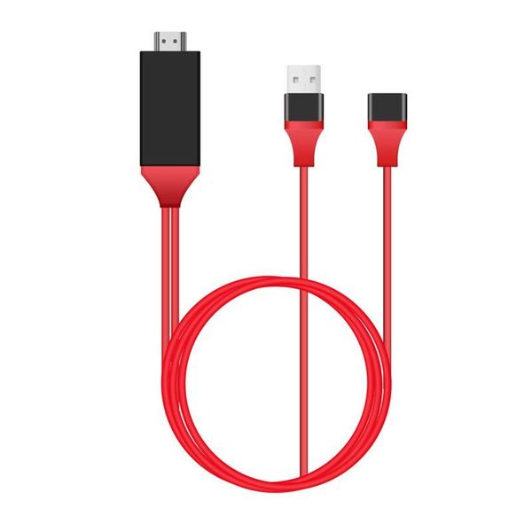 

audio cables & connectors high speed cord 4k usb type c to cable dual system (