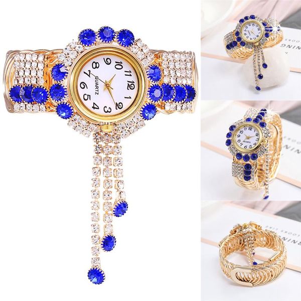 

wristwatches ladies fashion casual bracelet watch color diamond trend quartz alloy strap lady, Slivery;brown