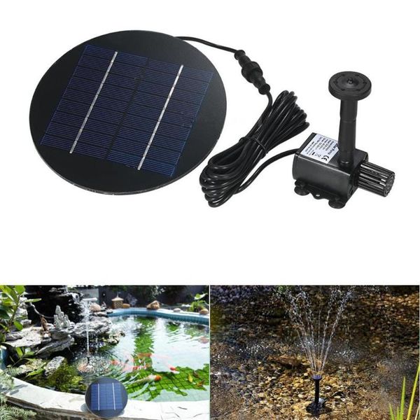

separating solar powered fountain for garden pond decor decorations