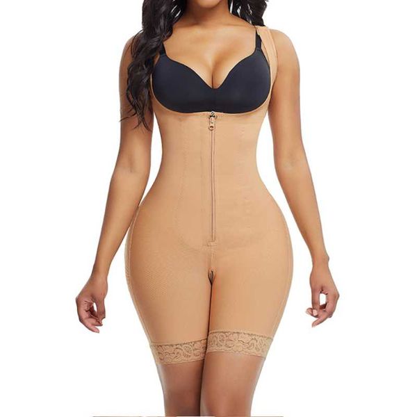 

women's shapers women high compression tummy control hip lift hi-waist double panty waist trainer body shaper lingerie, Black;white